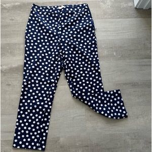 Kate Spade blue/white capris